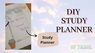 How to make DIY Study Planner | தமிழ் | Kirti's Diary Book