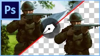 Photoshop CS6/CC: как вырезать изображение и удалить фон