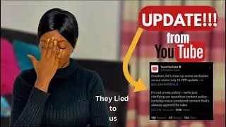 YouTube Debunks the New Policy about Demonetization // they lied to you all