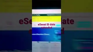 Apply eSevai ID - Date Extended - New update - eSevai for All