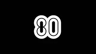 Logo Resmi HUT ke-80 RI | Karya Bram Patria Yoshugi | HUT RI 80 Logo Putih Alpha Landscape