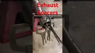 EXHAUST SPACER #dragracing #drivendrag #racecar #dragracinglife #turbo #dieseldudesthanks