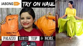 Jabong Try on Haul | Online Shopping in India | Palazzo, Kurti, Tops & More