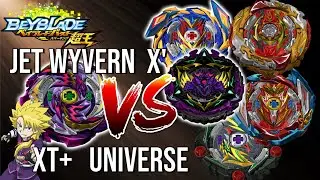 New Jet Wyvern FUN combos battles! 베이블레이드 버스트 슈퍼킹 제트 와이번 Beyblade Burst Sparking / Surge / Superking