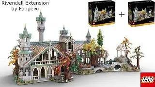 LEGO 10316 Rivendell Extension by Fanpeixi MOC-149444 preview!