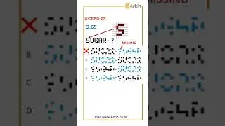 Q65 of UCEED 23 solved. #UCEED #CEED #NID #NIFT #NATA #onlineclasses #designEntranceExams