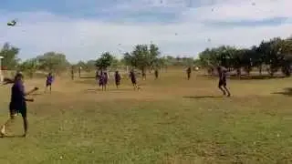 Bayulu School Grasshopper Invasion!