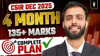 Crack CSIR NET in Just 4 Months 🚀 Smart Study Strategy 🧠
