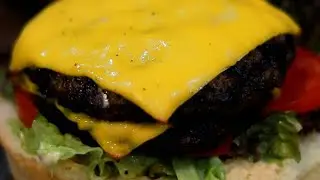🔥 JUICY DOUBLE CHEESEBURGER 🍔 | Sizzle on the Grill & Melty Cheese