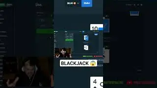 BLACKJACK 😱 🤯 #stake #gamble #gambling #mattdrenaline #poker #stakecasino #gambler #ca