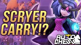 NEW Feathered Shaman Build with The Scryer Carry! | Auto Chess Mobile | Zath Auto Chess 44