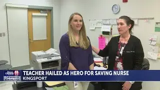Kingsport school nurse credits teacher for saving her life after allergic reaction