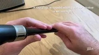 Blair Digital Chanter | 'Gurgling', when a sensor is set too high.