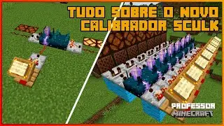 Como funciona o novo Calibrador Sculk e o novo sinal de Redstone sem fio! Minecraft 1.20!