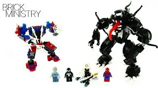 LEGO Spider Man 76115 ● SPIDER MAN MECH VS  VENOM MECH [Speed Build Review]