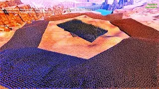 30K KING'S KNIGHTS VS EVIL MUMMY ARMY - Ultimate Epic Battle Simulator UEBS