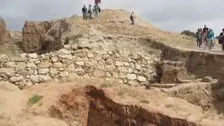 Ancient Jericho (Tell es-Sultan), Jericho - The Ancient Walls of the oldest city in the world.