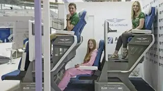 The double-decker airplane seat is back. Here’s what it looks like now