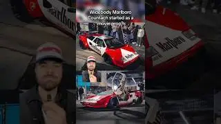 Movie Prop turned SEMA Build: The story of the Widebody Marlboro Countach! #build #car  #lamborghini