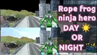 ROPE FROG NINJA HERO DAY ☀️ OR NIGHT 🌃