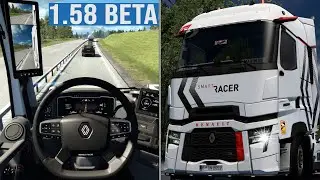 ETS2 1.58 Beta - NEW Renault Trucks T 2024 Update [3122] EURO TRUCK SIMULATOR 2