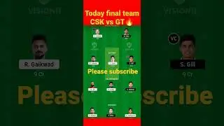 today new risky grand league team in dream11👍 CSK vs GT #shorts #ytshorts #dream11 #ipl2023