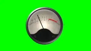 Machine Barometer Dials - Green Screen Animation