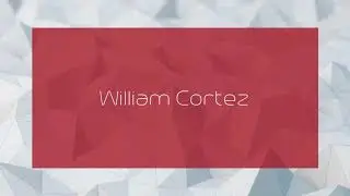 William Cortez - appearance