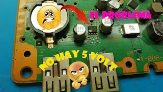 PS3 4K  CORTO EN USB  NO HAY 5 VOLT - PS3 4K SHORT IN USB