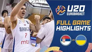 Serbia 🇷🇸 vs Ukraine 🇺🇦 | Highlights | FIBA U20 EuroBasket 2025