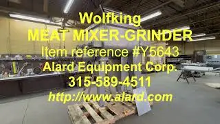 GEA CFS Wolfking MIXER-GRINDER, Model TSMG-600/200-UNI, 600 liter, 40 HP, Alard item Y5643