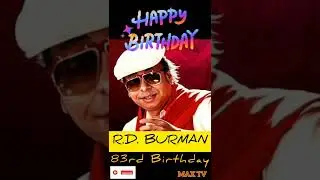 R.D.BURMAN 83rd #birthday #legend