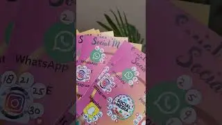 social media theme tambola tickets.# customised tambola tickets #kitty