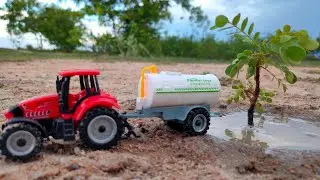 Farmtractor with Water tanker | Toy Tractor videos | Tractor toys videos | Toyz Ology
