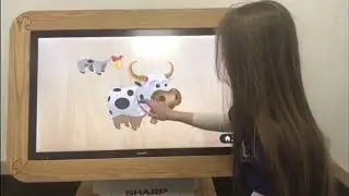 Sharp 40&rdquo; BIG PAD Interactive Nursery Table - demo