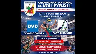 DYNAMIC DOUALA vs PORT AUTONOME| Match 06 | Day 1 |  Men's | Cameroon Volleyball Championship 2026