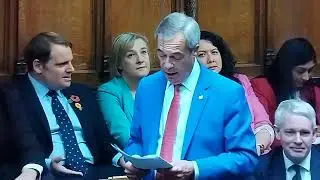 Reform uk Nigel Farage on ECHR withdrawal but get a awful reaction from the comedy club members 