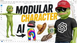 Modular 3D Character in ONE Day - Best AI Workflow