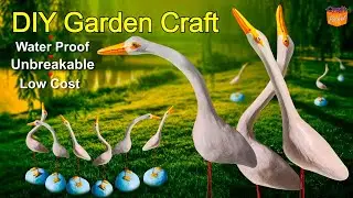 @craft.pocket DIY Garden Craft Water proof Unbreakable Low cost बगीचे के लिए water proof क्राफ्ट