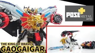 [POSE+]ガオガイガー変形合体遊び！ / GAOGAIGAR Final Fusion #ガオガイガー #Poseplus