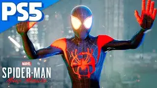 Spider-Man Miles Morales - A Parte da PONTE Com Traje ARANHAVERSO no PLAYSTATION 5 em 4K com RTX
