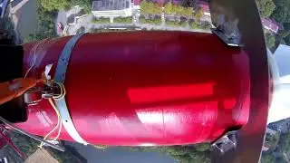 HY600: A large, heavy-load unmanned helicopter from China, fire-fighting bomb dropping test