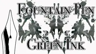 Vinta   Mermaid Green Sirena Fountain Pen Ink Review #fountainpenink #fountainpens
