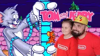Jogando Tom e Jerry do Super Nintendo com minha filha | Primeira experiência