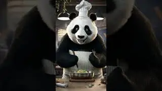 Panda wins cooking competition #cat   #panda   #funny  #cartoon  #cute  #animals  #pandasong