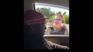 Cop makes man throw bunk weed out 🤣🤣🤣🤣💯