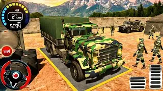 Army Truck Transport Offroad Simulator - US Cargo Vehicle Driving Mountain 3D - Android Gameplay