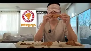 Blind Tasting 5 Different Fried Chicken Places | KFC, Popeyes, Jollibee, Church's, Louisiana