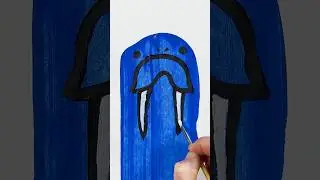 Walrus Acrylic Painting for Kids! Learn Animals!  #shortsvideo #painting #shorts #art