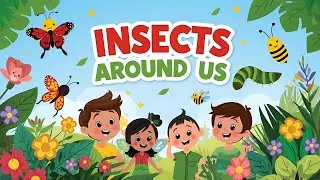 🐞 Amazing Insects Around Us | Fun Nature Learning for Kids | SparklePlay Kids